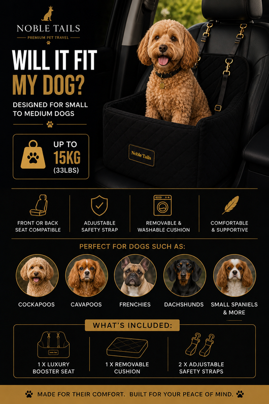 Noble Tails Luxury Dog Seat
